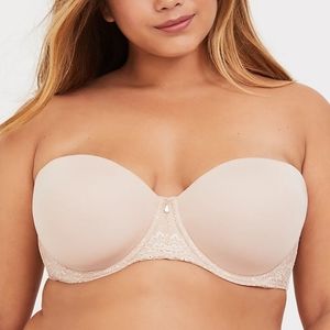 Torrid Microfiber Lightly Lined Strapless Bra